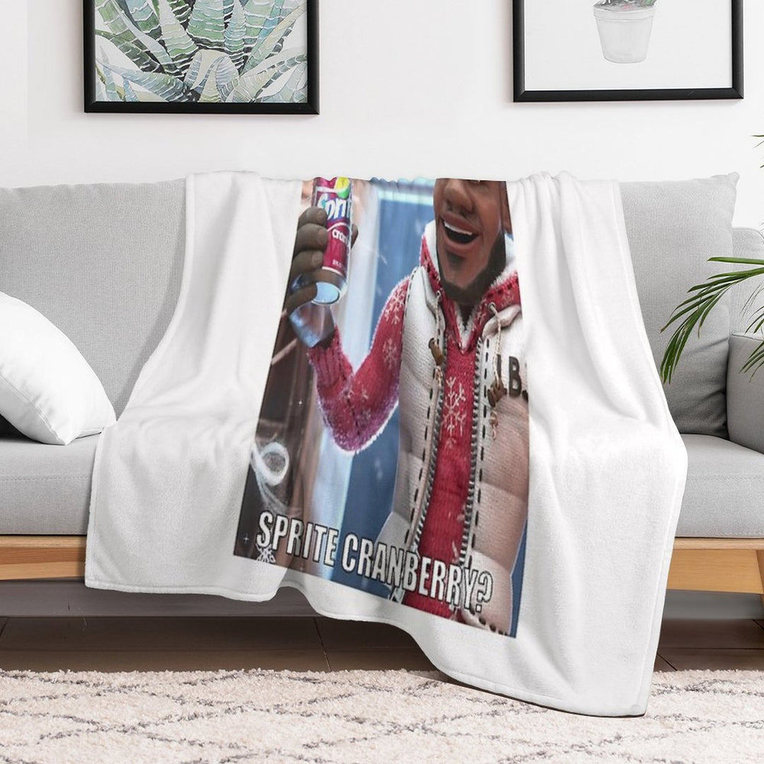 Sprite Cranberry - Wanna Sprite Cranberry Lightweight Throw Blanket