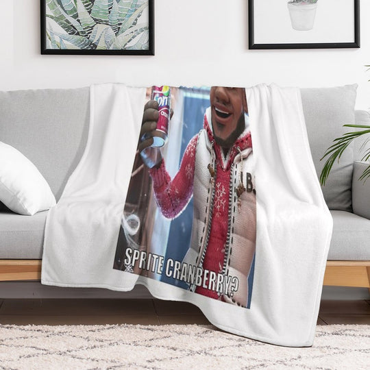Sprite Cranberry - Wanna Sprite Cranberry Lightweight Throw Blanket