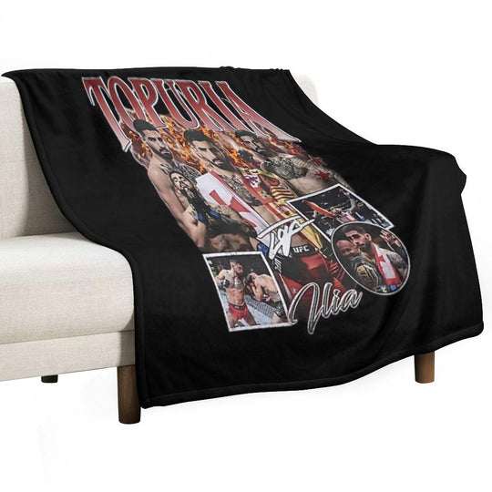 Ilia Topuria El Matador Signature All-season Throw Blanket