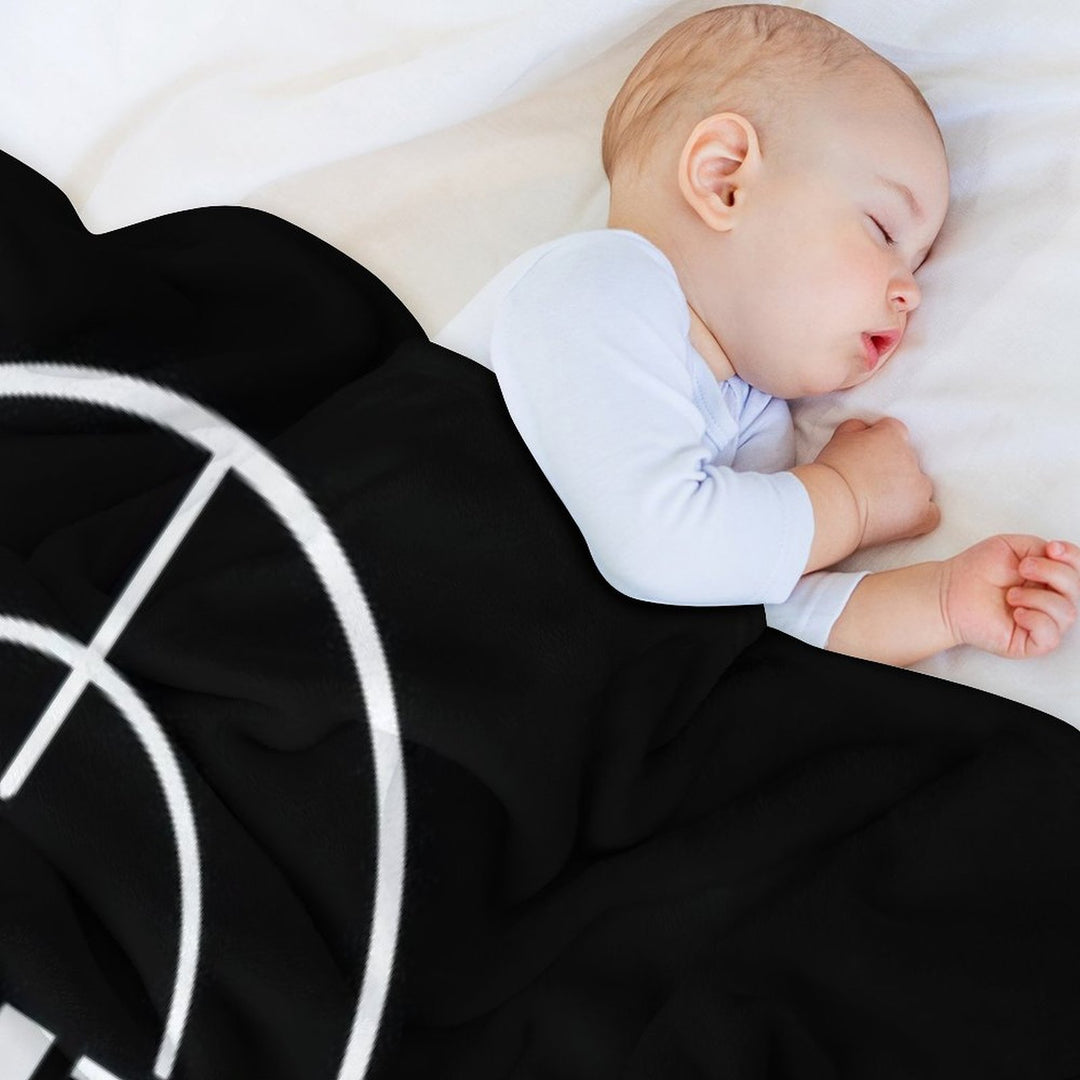 Bullitt Mustang GT 5.0L V8 Classic Steve Mcqueen Muscle Car Travel-friendly Throw Blanket