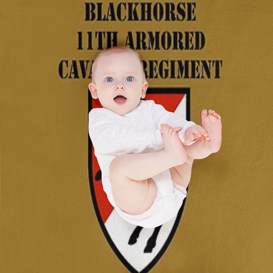 BLACKHORSE 11TH ARMORED CAVALRY REGIMENT Gift-ready Throw Blanket