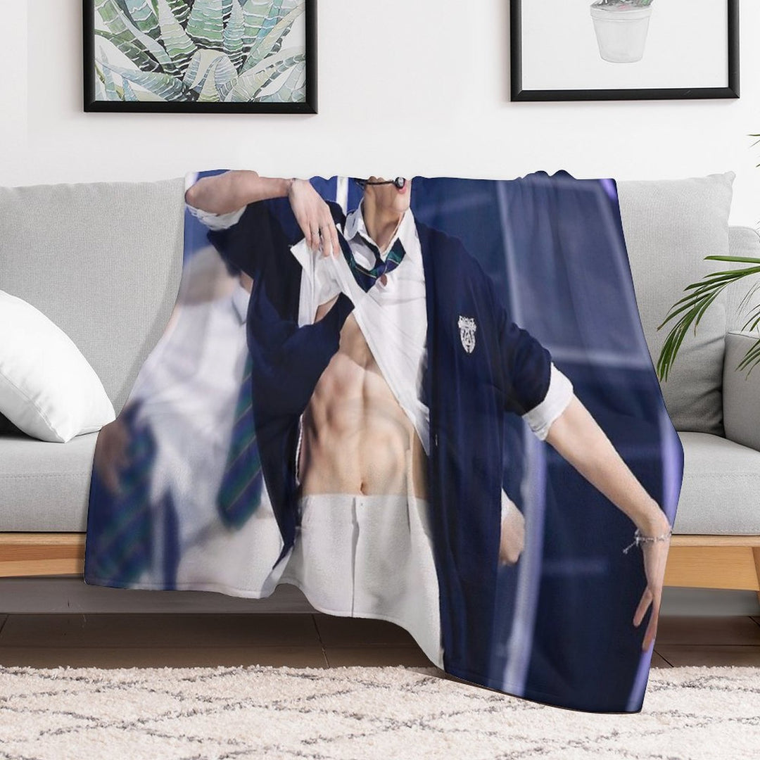 Ateez Seonghwa Premium Throw Blanket