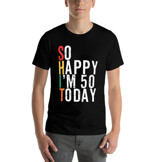 Womens 50th Birthdays For Her Gift  Tagless Design T-Shirt