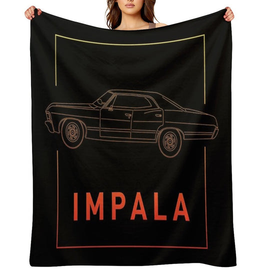 Supernatural 1967 Chevy Impala Comfort Throw Blanket