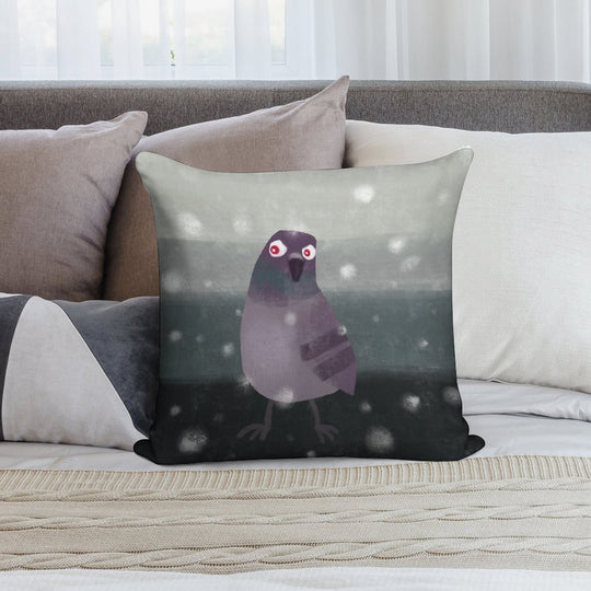 Angry Pigeon Soft Multiple Sizes Throw Pillow