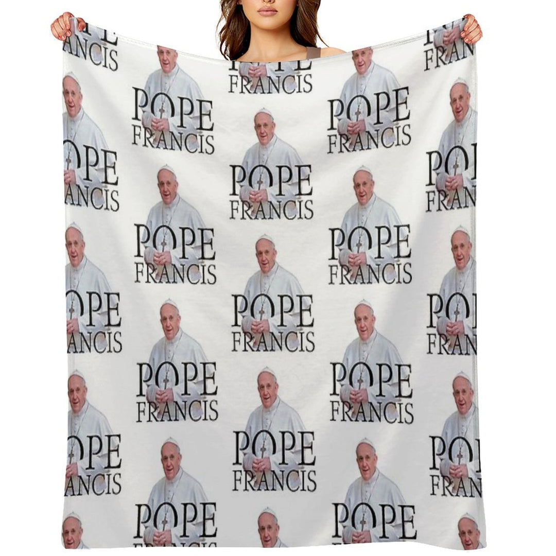 Pope Francis Compact Throw Blanket