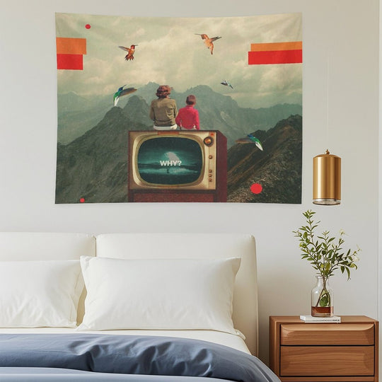 Mother Protect Me from The Sadness of This World Tapestry