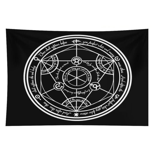 Human Transmutation Circle Tapestry