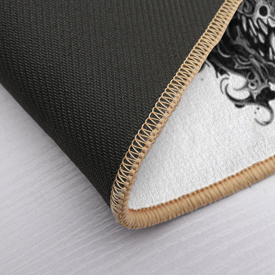 A Disgusting Dark Devil.  Repositionable Bath Mat