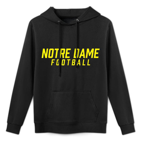 Notre Dame High School Football Team Durable Construction Hoodie