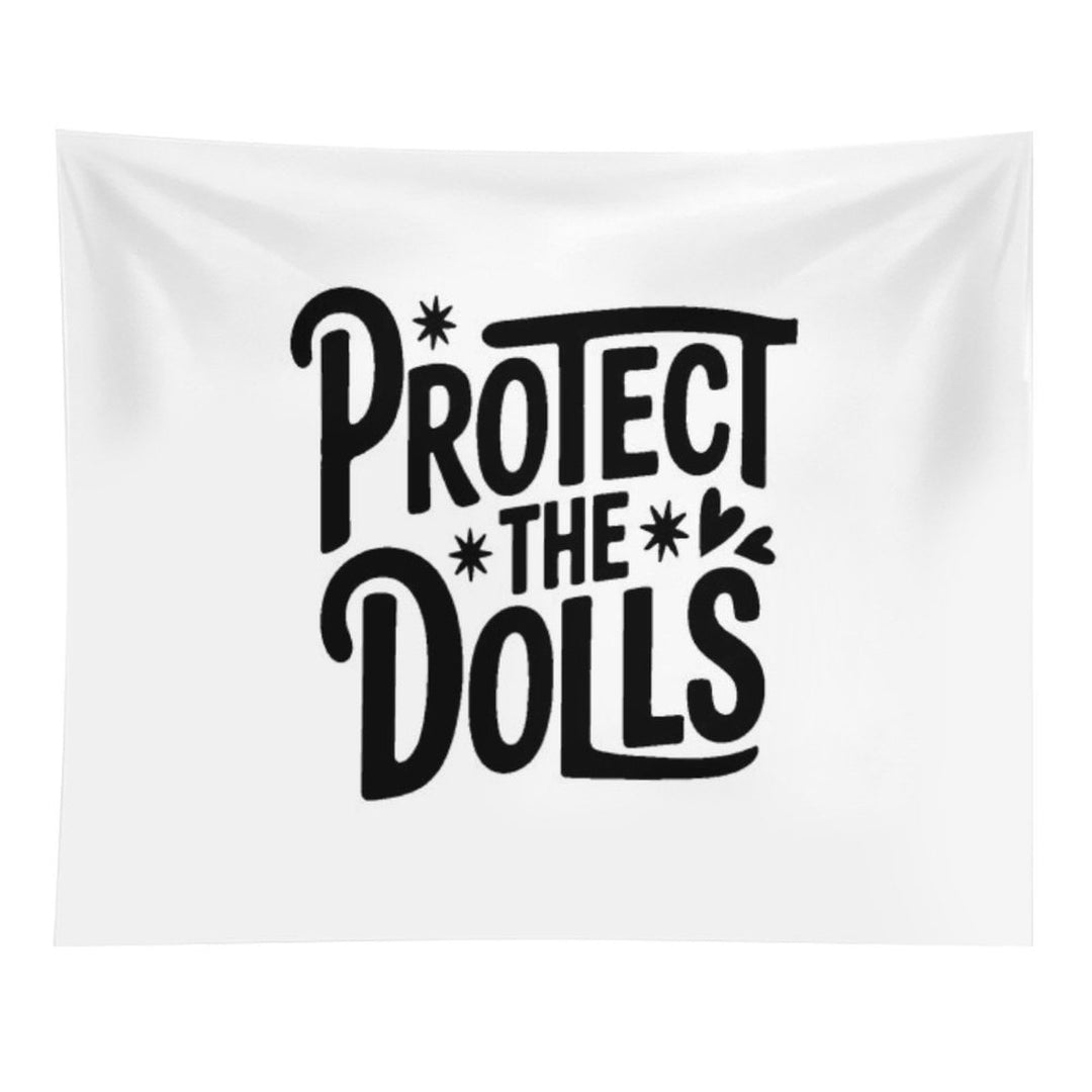 Protect The Dolls T-Shirt – Trans Rights Support Tee  LGBTQ+ Inclusive Pride Shirt Tapestry