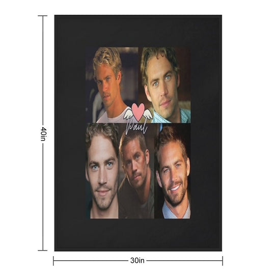 Paul Walker Lightweight Throw Blanket