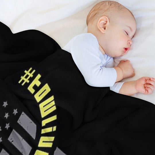 Slow Down Move Over - Tow Truck Operator Gift Comfort Throw Blanket