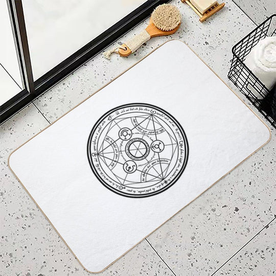 Human Transmutation Circle Fullmetal Alchemist  Pet-Safe Bath Mat
