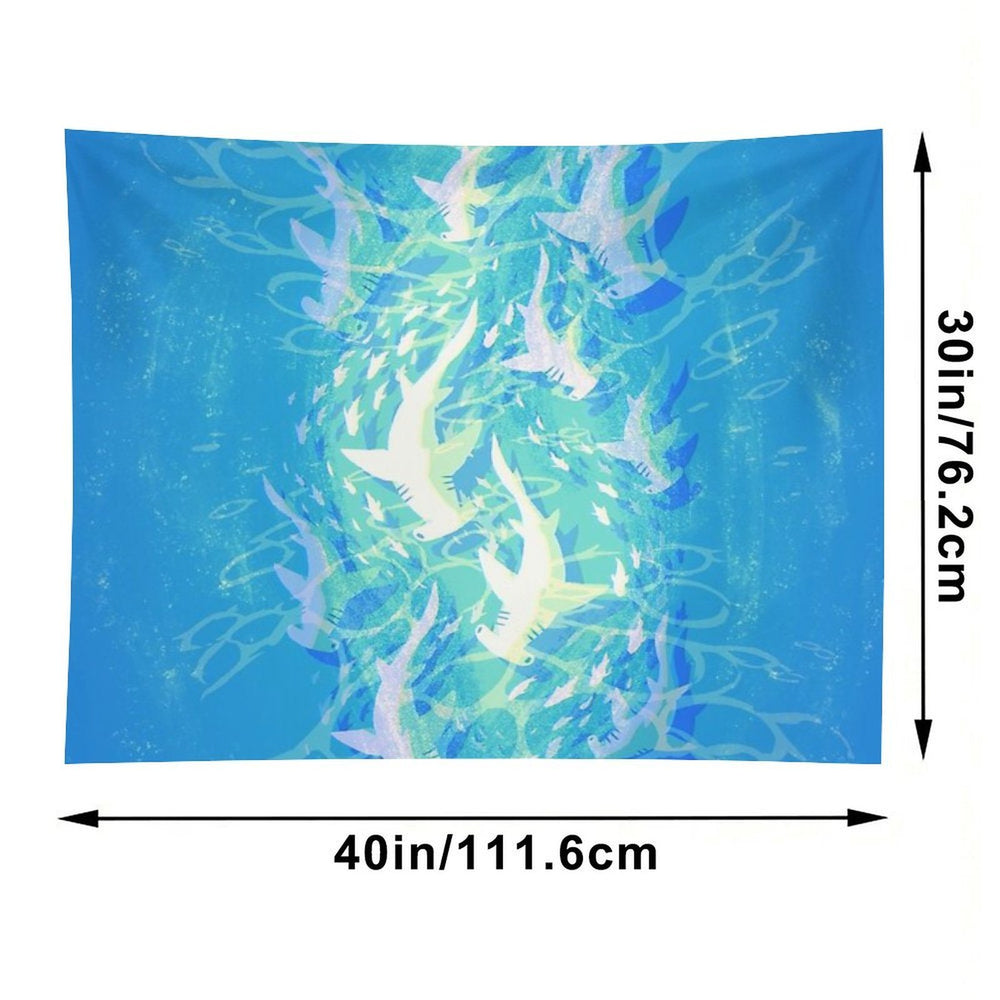 Hammerhead Migration Tapestry