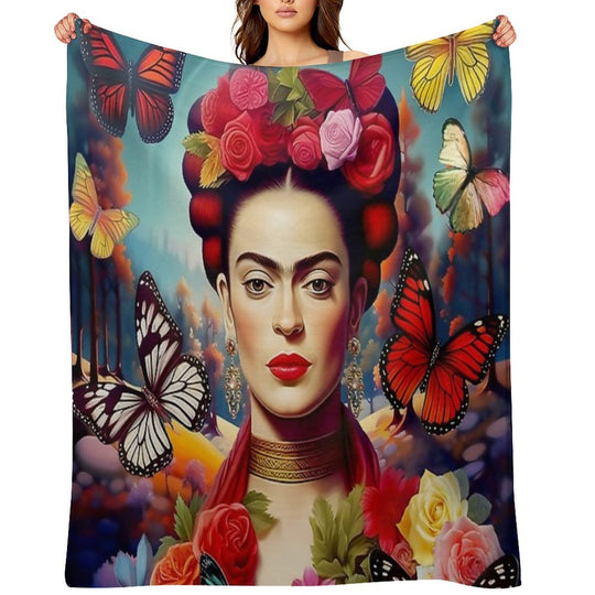 Frida Kahlo 14 Compact Throw Blanket