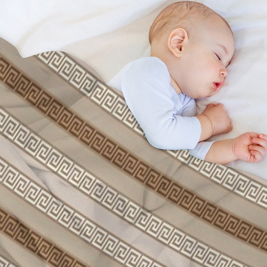 Patterned Stripe 005 Velvety-soft Throw Blanket