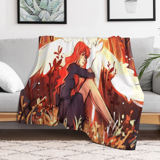 Heart of Fall Lightweight Throw Blanket