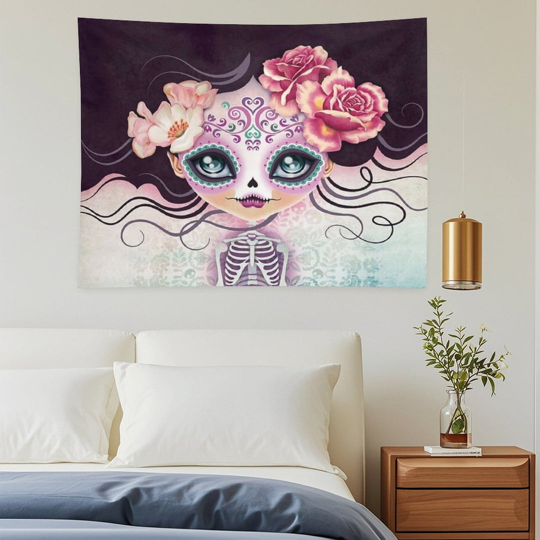 Camila Huesitos - Sugar Skull Tapestry