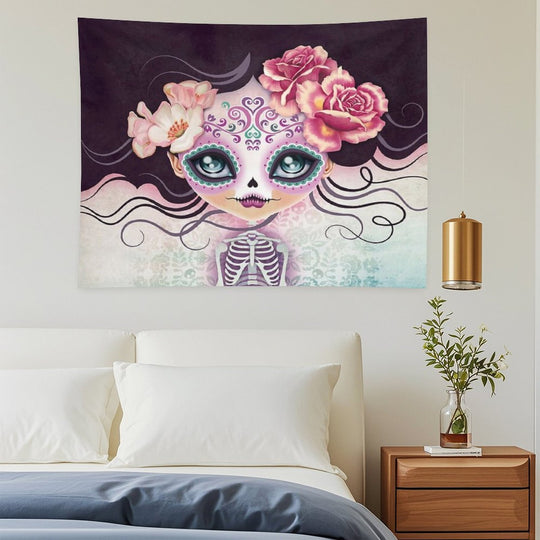 Camila Huesitos - Sugar Skull Tapestry