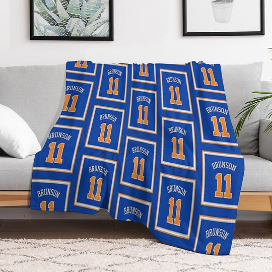 Jalen Brunson - Knicks Compact Throw Blanket