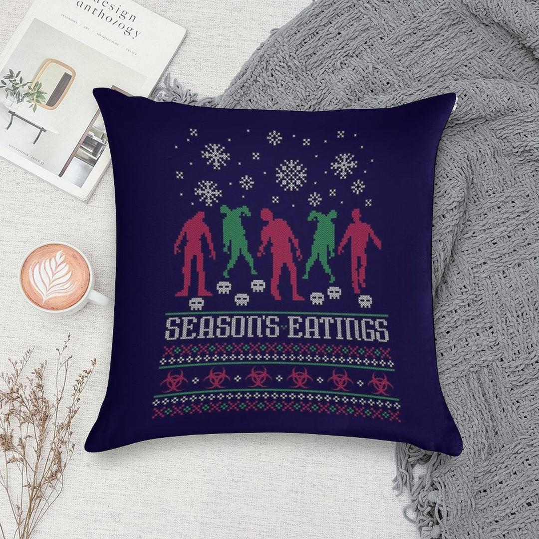 Season's Eatings Soft Style Accent Throw Pillow