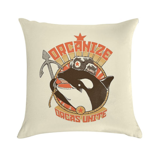 Orcanize Soft High-Density Material Throw Pillow