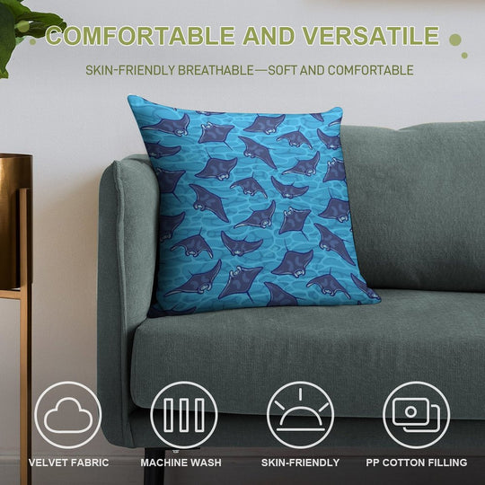 Manta Soft Skin-Friendly Throw Pillow