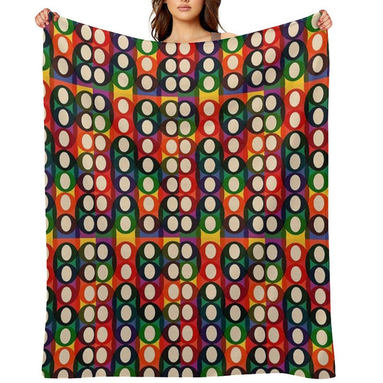 Oppitty Poppitty Shrink-resistant Throw Blanket