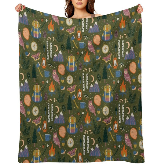 Into The Woods Multi-functional Throw Blanket