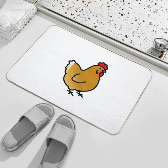 Chubby Chicken  Rapid-Drying Bath Mat