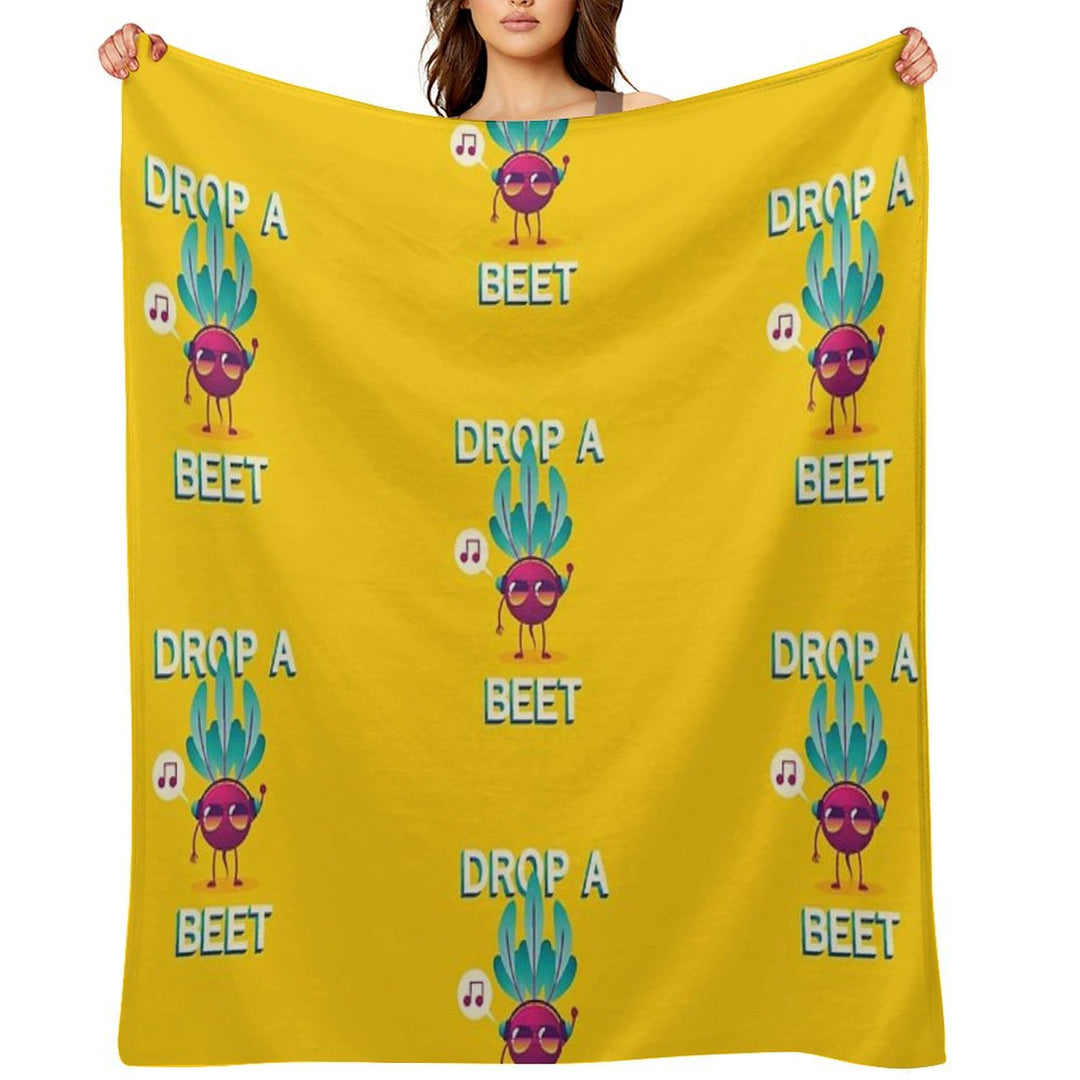 Drop A Beet Easy Care Throw Blanket