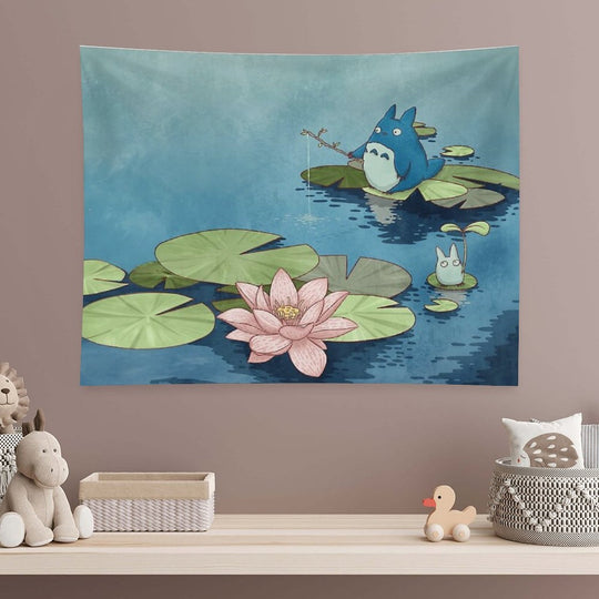 Fishing in The Pond Tapestry