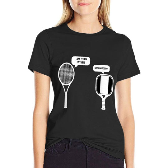 I Am Your Father Funny Pickleball Tennis Racket  Classic T-Shirt