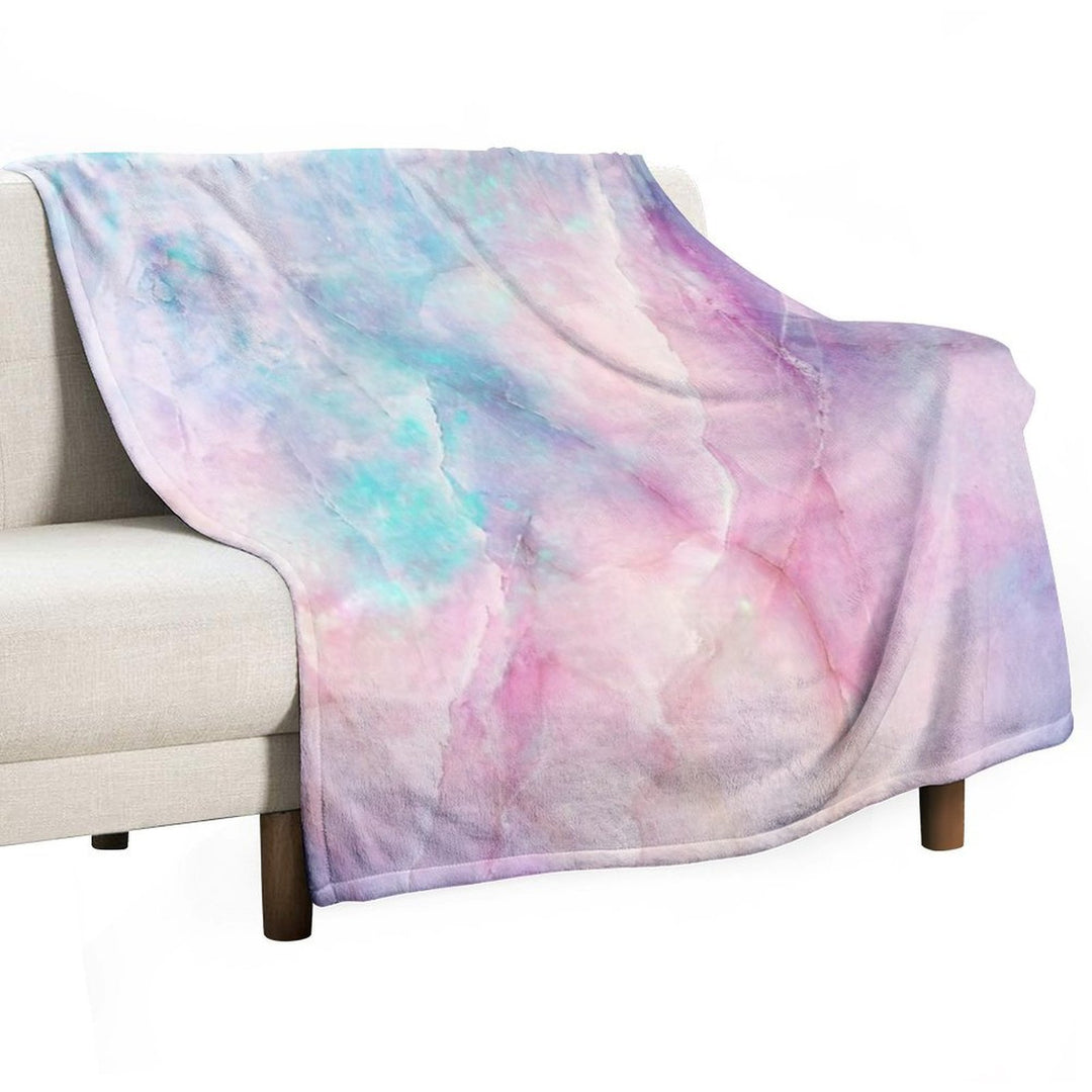 Iridescent Marble Premium Throw Blanket