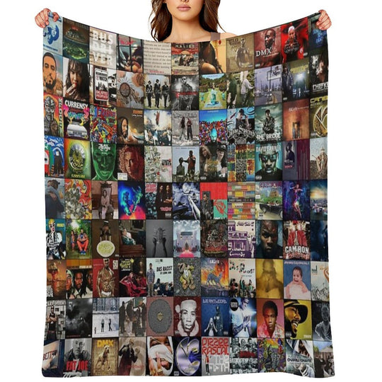 Rap Music Albums Comfort Throw Blanket