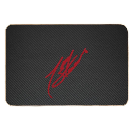 Tony Stewart Carbon Fiber Signature  Easy Maintenance Bath Mat