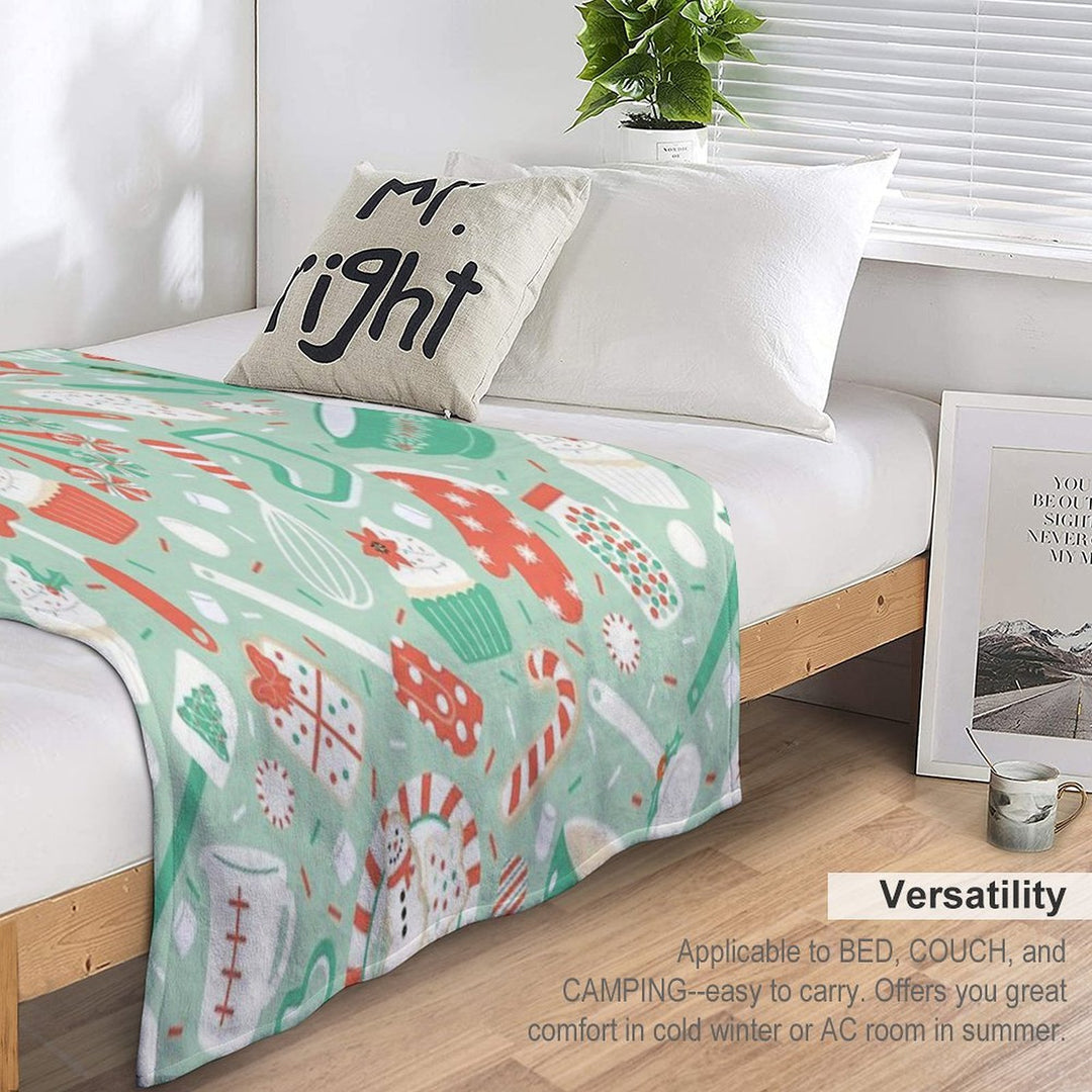 Christmas Baking Anti-pilling Throw Blanket