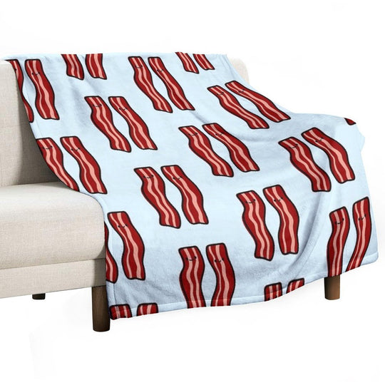 Cute Bacon Multi-functional Throw Blanket