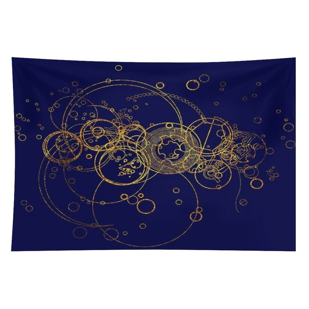 Time Lord Writing -  Transparent Tapestry