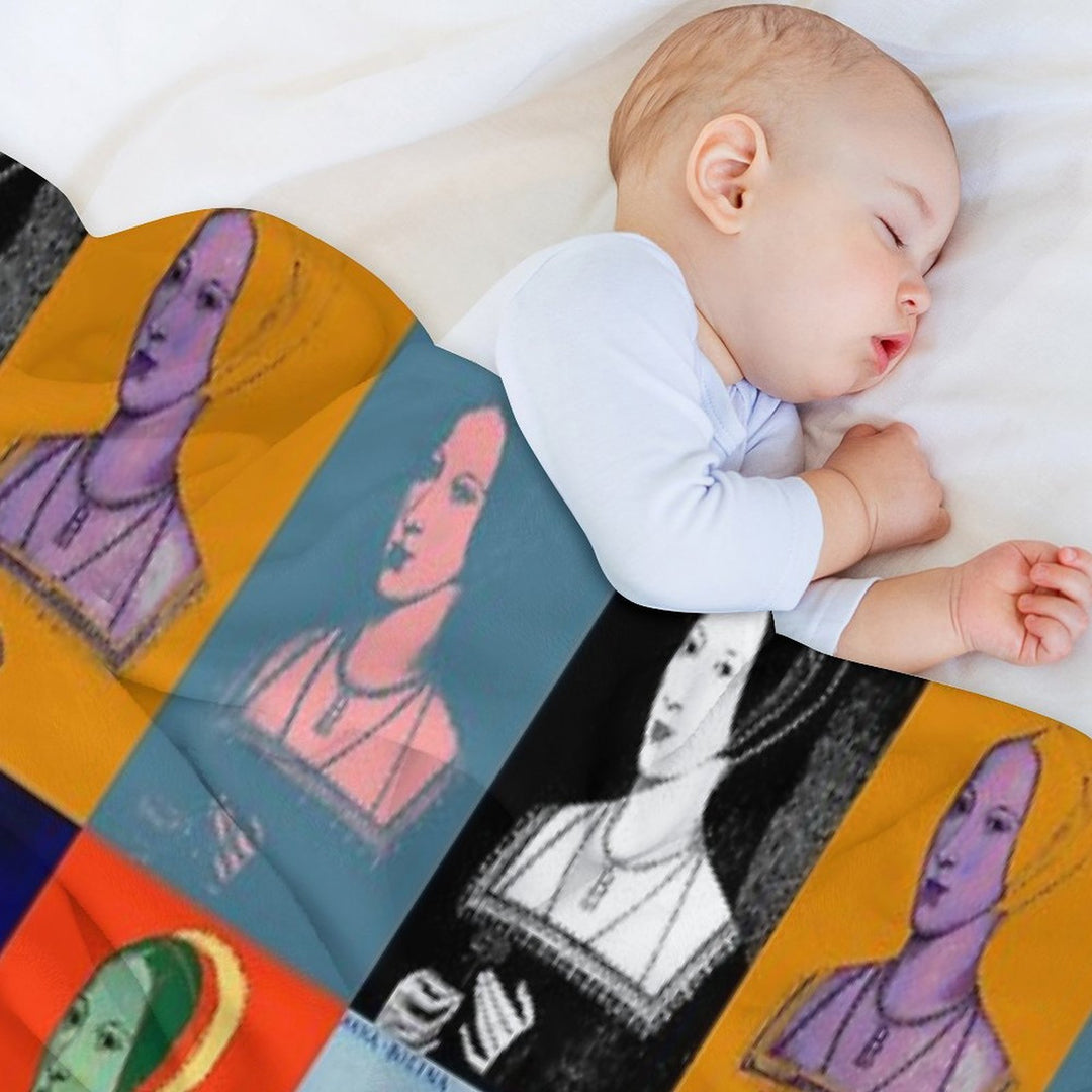 Anne Boleyn Pop Collection Premium Throw Blanket
