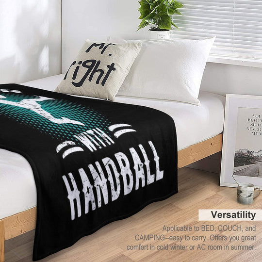 Handball Vintage Velvety-soft Throw Blanket