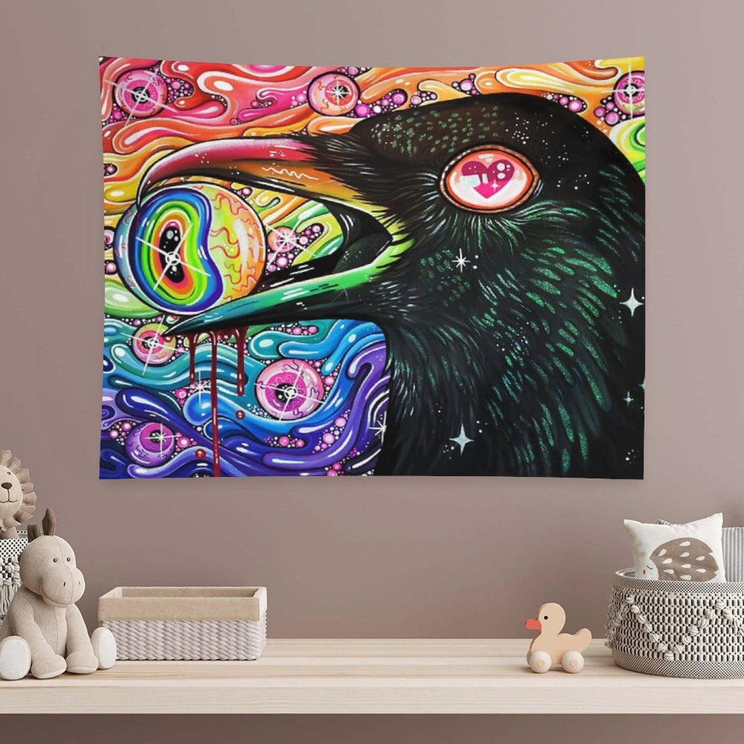 GlitterCrow Tapestry