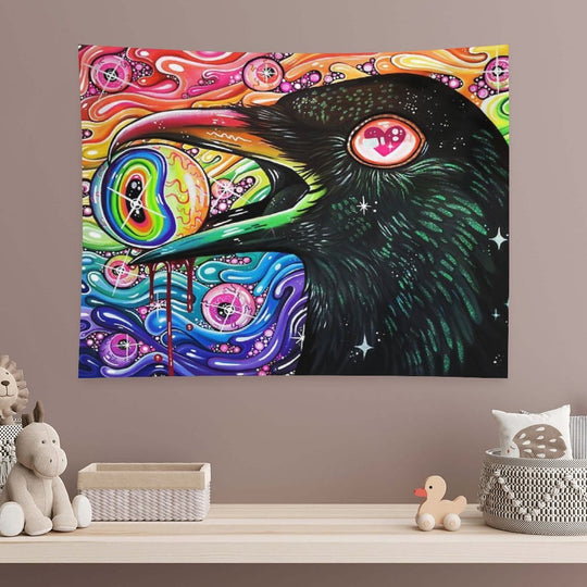 GlitterCrow Tapestry