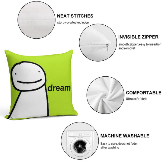 Dream Soft Shrink-Resistant Throw Pillow