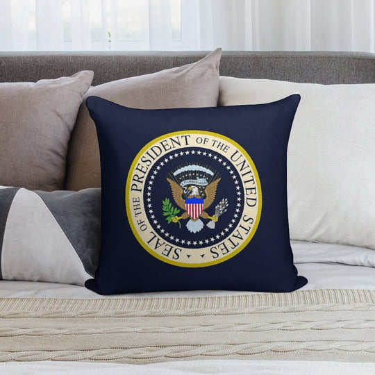 Seal of The President of The United States Soft Easy Maintenance Throw Pillow