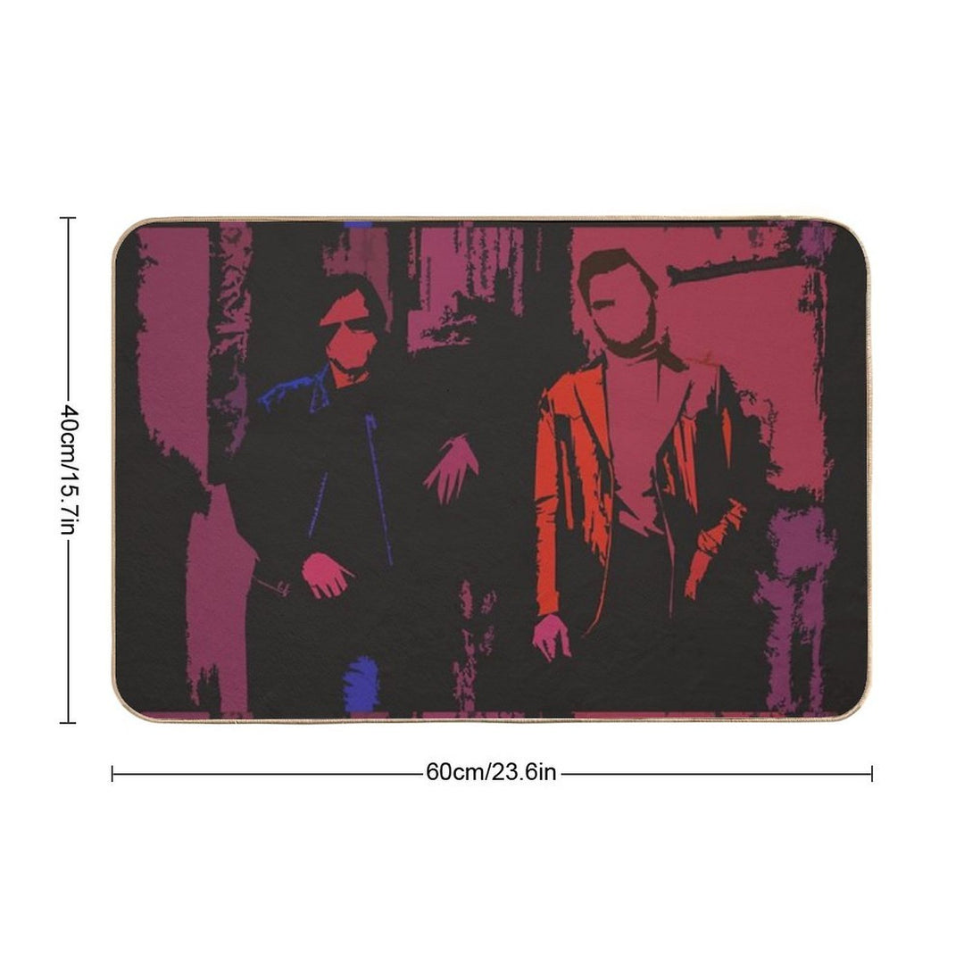 Once Upon A Time In Hollywood Minimal Poster  Easy To Clean Bath Mat