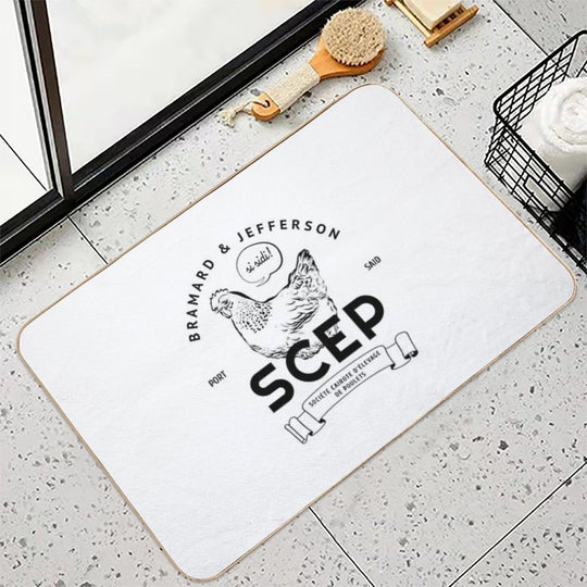 OSS 117 - SCEP Cairo Chicken Breeding Company  Pet-Safe Bath Mat
