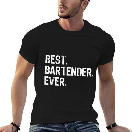 Best Bartender Ever Bartending Funny Gift Christmas  Vintage-inspired T-Shirt
