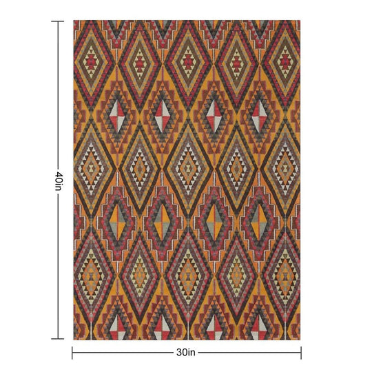 Pattern Design Shrink-resistant Throw Blanket